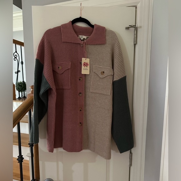 entro Sweaters - Sweater knit Shacket. NWT